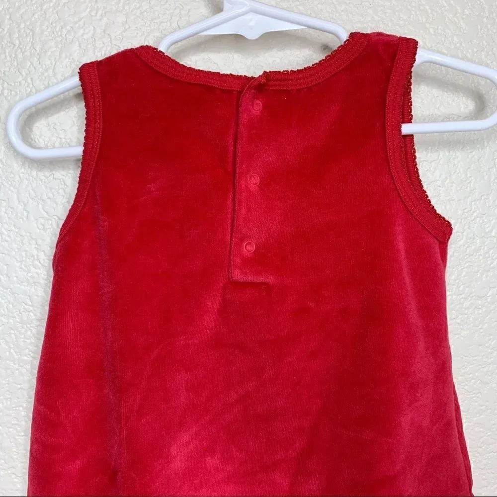 Carter’s 9 Months Baby Girl Embroidered Santa Dress